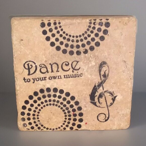 Dance To Your Own Music Stone Absorbent Coaster - Picture 1 of 1